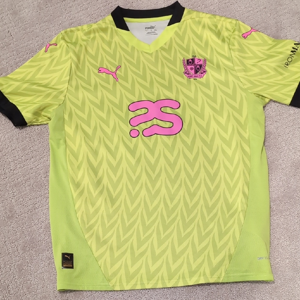 Port Vale FC 2024/2025 Puma Away Shirt Jersey Size Large